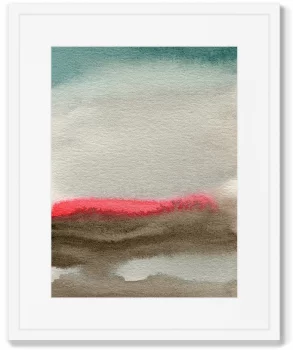 Постер в раме The setting sun 42X52 CM