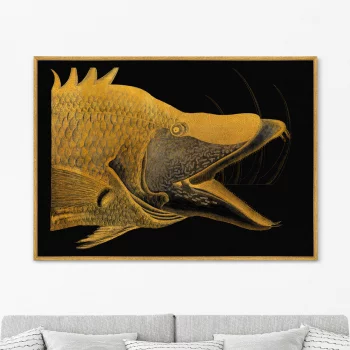 Репродукция картины на холсте Great Hog-Fish 105X75 CM