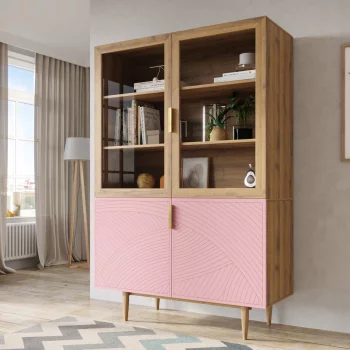 Буфет Line 120X50X180 CM pink