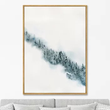 Постер на холсте Winter etude 75X105 CM