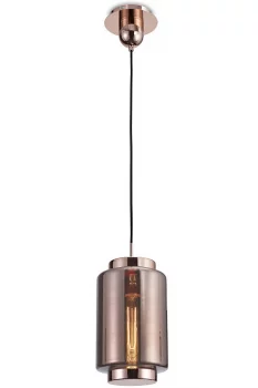 Подвесной светильник Jarras 18X18X46 CM медный цвет