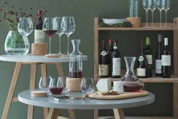 Набор из декантера 1.4 L и сырной доски wine