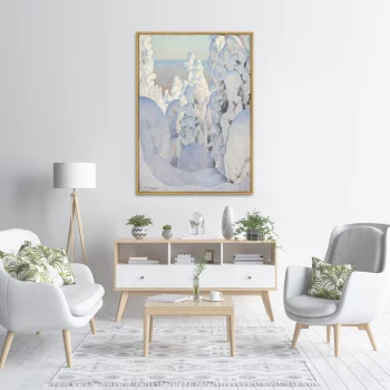 Постер на холсте Winter Landscape Kinahmi 75X105 CM