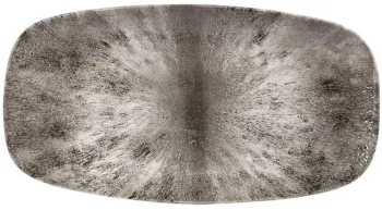 Блюдо прямоугольное Stone 36X19 CM Quartz Black