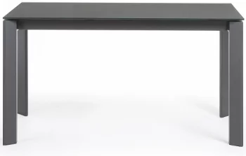 Раскладной стеклянный стол Atta 140-200X90X76 CM серый