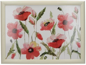 Поднос с подушкой Watercol Poppy 44X34 CM
