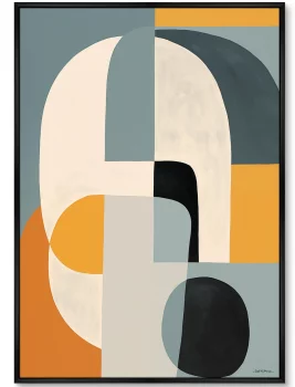 Набор из двух постеров на холсте Spatial form of colors 75X105 / 75X105 CM