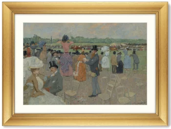 Постер The Races at Longchamp 81X61 CM