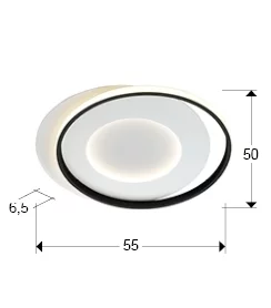 Потолочный светильник Limbos 58X50X6 CM