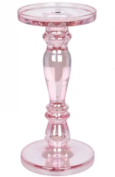Подсвечник Luster Pink 13X13X18 CM