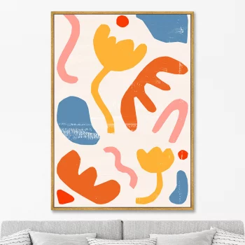Постер на холсте Color vibes 75X105 CM