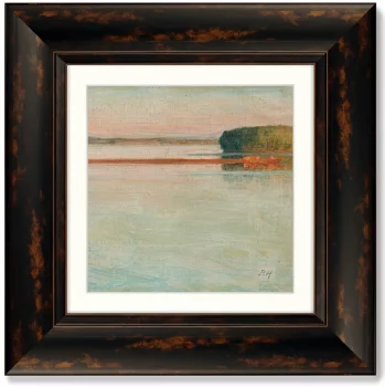 Диптих Lake sketch at sunset 36X36 / 36X36 CM
