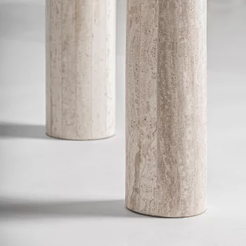 Обеденный стол из травертина Thiennes 234X105X76 CM