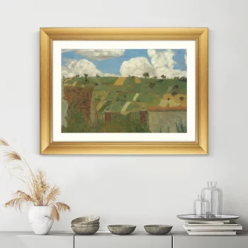Постер Landscape of the Ile-de-France 81X61 CM