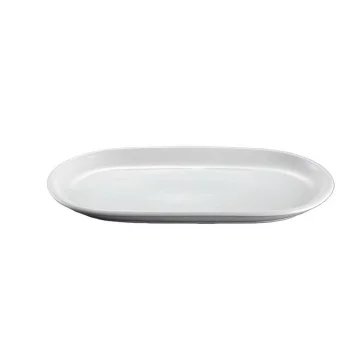 Блюдо овальное 23 см для подачи белое фарфор NEW P.L. Proff Cuisine [10]