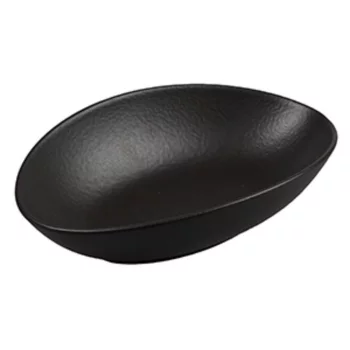 Салатник 700 мл 25*16 см h6,4 см Wave Up Smooth Black Raw Stellar P.L. Proff Cuisine [1]