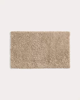 Бежевый коврик для ванной из букле меланж Aroia 50X70 CM