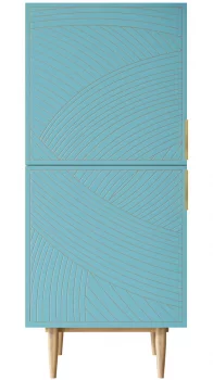 Вертикальный комод Line 60X45X140 CM blue