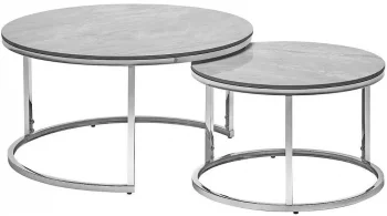 Комплект столиков Portafino 80X80X42 / 60X60X38 CM