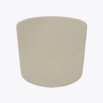Подушка на стул Лугано из натуральной бежевой кожи 45X46.5X3 CM