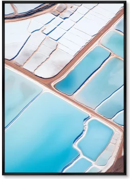 Постер на холсте Salt lakes 75X105 CM