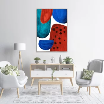 Постер на холсте Forms and colors 75X105 CM