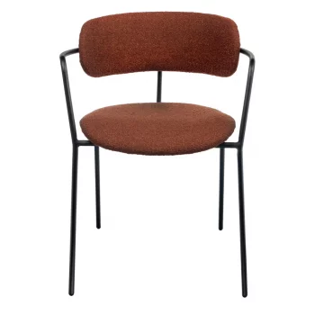 Комплект из 2 стульев Ant букле терракотовый 56X55X75 CM