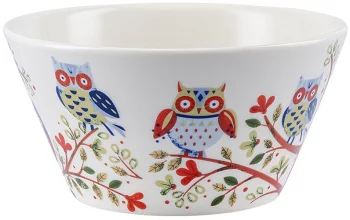 Набор из двух чаш Owl Birds of Paradise Ø14 CM