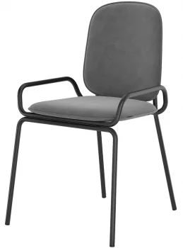 Стул Ror double frame 50X56X82 CM серый