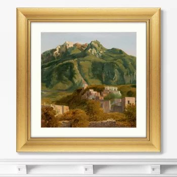 Постер Village on the Island of Ischia 61X61 CM