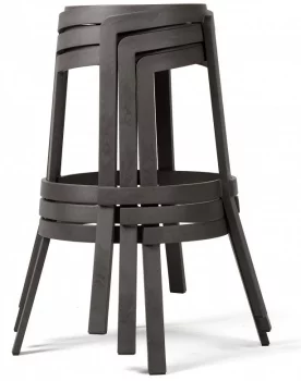 Табурет пластиковый барный Stack 48X48X77 CM