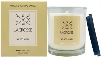 Свеча ароматическая Lacrosse White musk 60 часов горения