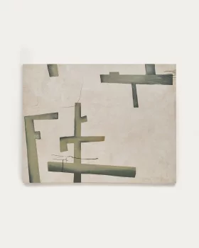 Абстрактный холст Fida зелёный 180X140 CM