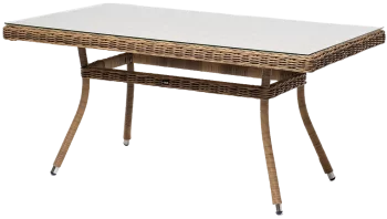 Стол из искусственного ротанга Латте 140X80X75 CM