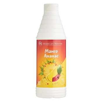 Манго-Ананас, основа для напитков 1кг, ProffSyrup