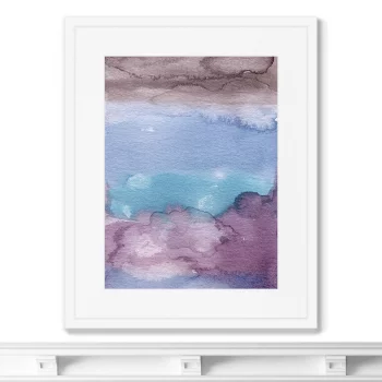 Репродукция в раме Clouds view from the plane 42X52 CM