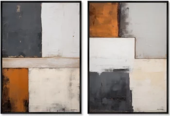 Набор из двух постеров на холсте Diferentes colores 75X105 / 75X105 CM