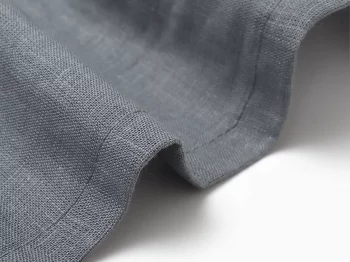 Скатерть льняная Linen collection grey 145X180 CM