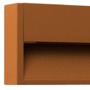 Уличное настенное светодиодное бра Grada-2 коричневый 25X12.8X4.6 CM