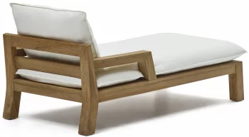 Шезлонг с каркасом из тика Forcanera 68X170X85 CM