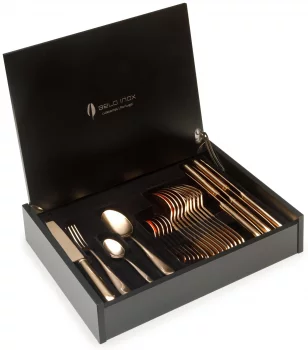 Набор из 24 столовых приборов Belo Rose Gold