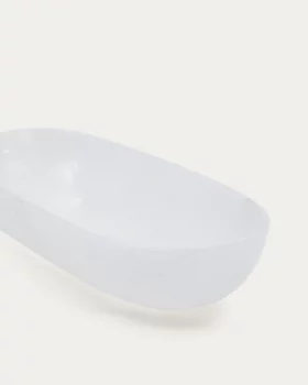 Белое сервировочное блюдо Eval 25X10X5 CM