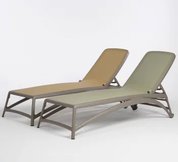Шезлонг-лежак пластиковый Atlantico 172-204X70X35 CM