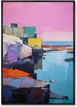 Набор из двух постеров на холсте Landscape collection To the sea 75X105 / 75X105 CM