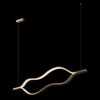 Подвесной светодиодный светильник Tape Light 120X5X150 CM