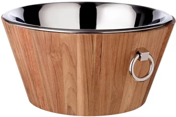 Емкость для охлаждения вина из тика и стали Rofer 52X46X23 CM