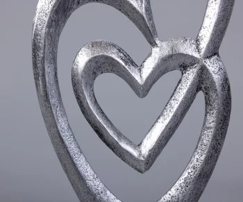 Декоративный элемент Heart 12X8X25 CM