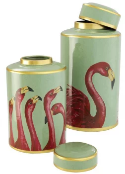 Вазы фарфоровые Flamingo 18X18X27 / 18X18X31 CM