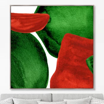 Постер на холсте Forms and colors 105X105 CM