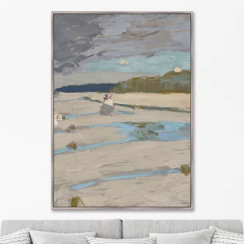 Постер The Beach at Saint-Jacut 75X105 CM